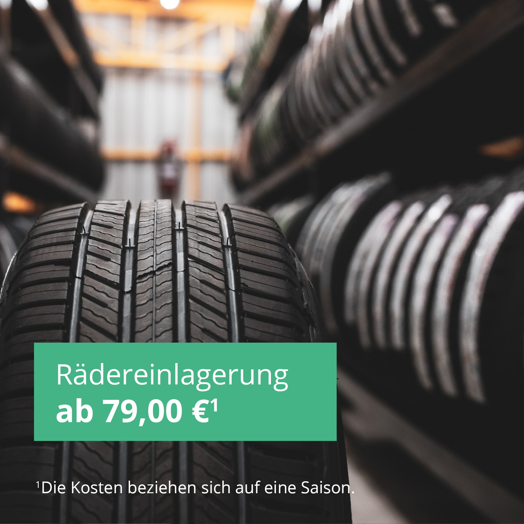 4 zu 5 - Rädereinlagerung